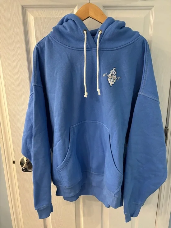 FP Movement Final Call Logo Hoodie in Riviera Blue, size Medium, NWT - Picture 3 of 11